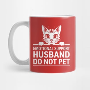 Emotional-Support-Husband-Do-Not-Pet Mug